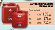 Autogear Plastiese Jerry Kanne Petrol Or Diesel 10Ltr JC21