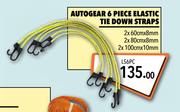 Midas Autogear 6-Piece Tie Down Straps LS6PC