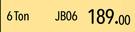 Autogear Bottle Jacks 6 Ton JB06
