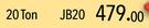 Autogear Bottle Jacks 20 Ton JB20