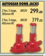 Autogear Dome Jacks 2 Ton,3 Stage,485mm Lift JB030