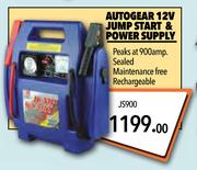 Autogear 12V Jump Start & Power Supply JS900