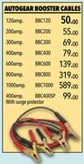 Autogear Booster Cables 400amp BBC400