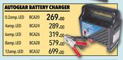 Autogear Battery Charger 0.2amp. LED BCA20