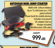 Autogear Mini Jump Starter JS800PP