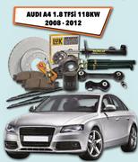 Audi A4 1.8 TFSi 118KW (2008-2012) Ferodo Rear Brake Pads 93mm With Wear Indicator FDB1902