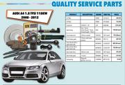 Audi A4 1.8 TFSi 118KW (2008-2012) FERODO Rear Brake Discs DDF1666X