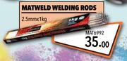 Midas Matweld Welding Rods (2.5mm x 1kg) MAT6992