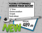 Midas Flexible Extendable Mirror Finish Ratchet RTE03M