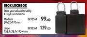 Midas Ibox Lockbox Medium (80 x 32 x 170mm)