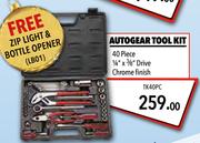 Autogear 40 Piece Tool Kit TK40PC