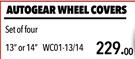 Autogear Set Of Four Wheel Covers 13" Or 14" WC01-13/14-Each