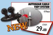 Autogear 4 Piece Cable Tidy System CTS01