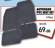Autogear 4 Piece PVC Mat Set MA37BK