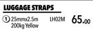 Midas Luggage Strap LH02M
