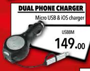 Midas Dual Phone Charger USBBM