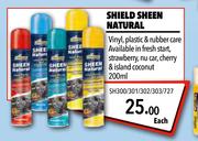 Shield Sheen Natural SH300/301/302/303/727-200ml Each