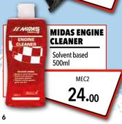 Midas Engine Cleaner Solvent Based MEC2-500ml