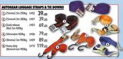 Autogear Luggage Straps & Tie Downs-50mm x 6m, 400Kg 