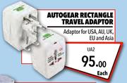 Autogear Rectangle Travel Adaptor