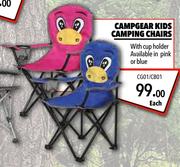 Campgear Kids Camping Chairs CG01/CB01-Each