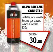 Alva Butane Canister CCR100