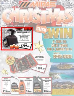 Midas : Christmas Sale (10 Dec - 31 Dec 2018), page 1