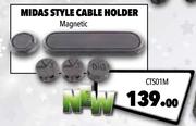 Midas Style Cable Holder Magnetic CTS01M
