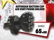 Autogear Suction Cup Air Vent Phone Holder UHM03