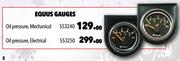 Equus Gauges Oil Pressure/Mechanical 553240
