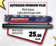 Autogear Window Film WF01/D/SD WF05/D/SD-Each