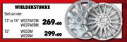 Midas Wiel dekstukke 13” Or 14” Stel Van Vier WC01M/2M WC07M/8M
