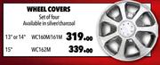 Midas Wheel Covers 13” Or 14” WC160M/161M