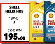 Shell Helix HX5 15-W-40-5Ltr