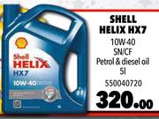 Shell Helix HX7 10W-40 SN/CF Petrol & Diesel Oil-5Ltr