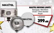 Maxtel Driving Lights L-JF620/460-Per Pair
