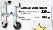 Autogear Wheel Jockeys 700kg 200mm Wheel JW200