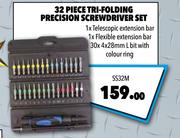 Midas 32 Piece Tri Folding Precision Screwdriver Set SS32M