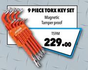 Midas 9 Piece Torx Key Set TS9M