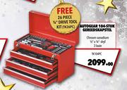 Autogear 104 Stuk Gereedskapstel TK104PC