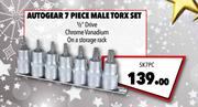 Autogear 7 Piece Male Torx Set SK7PC