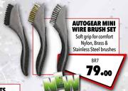 Autogear Mini Wire Brush Set BR7