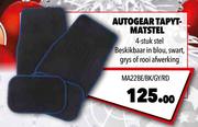 Autogear Tapyt Matstel MA22BE/BK/GY/RD