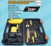 Autogear 12V Air Compressor Kit With Tyre Repair Kit TRKIT01