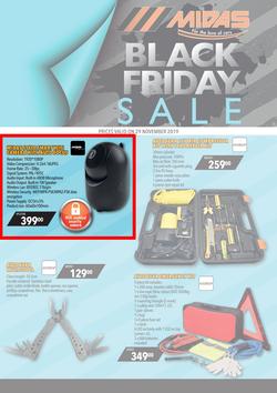 Midas : Black Friday Sale (29 Nov 2019), page 1