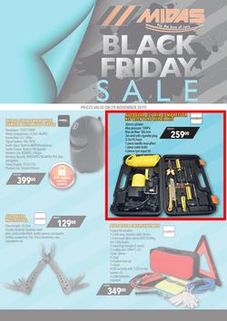 Midas : Black Friday Sale (29 Nov 2019), page 1