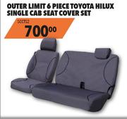 Outer Limit 6 Piece Toyota Hilux Single Cab Seat Cover Set SCCTS2