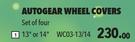 Autogear Wheel Covers Set Of Four 13" Or 14" WC03-13/14