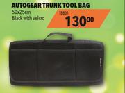 Autogear Trunk Tool Bag 50 x 25cm Black With Velcro TBB01