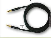 Autogear Aux Cables 3.5mm Cable Aluminium Housing 1m Cable Length Stereo, TPE AUX01